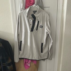 Quicksilver Sweater Quarter Snap Front